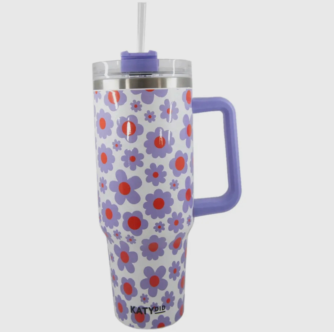 Lilac Floral 40oz Tumbler