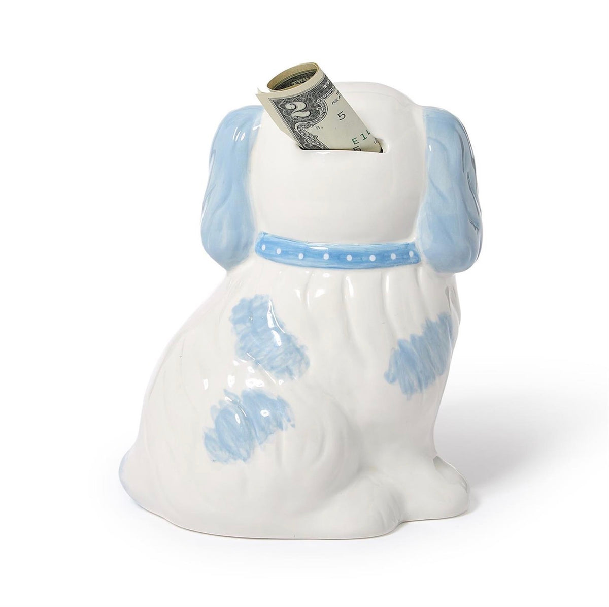 Staffordshire Dog Hand-Painted Money Bank- 2 Colors