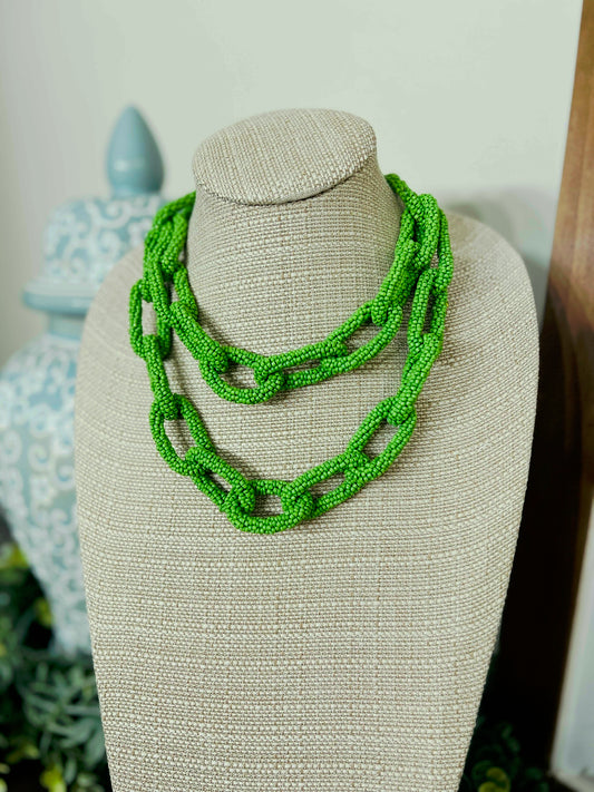 Charming Necklace-Green