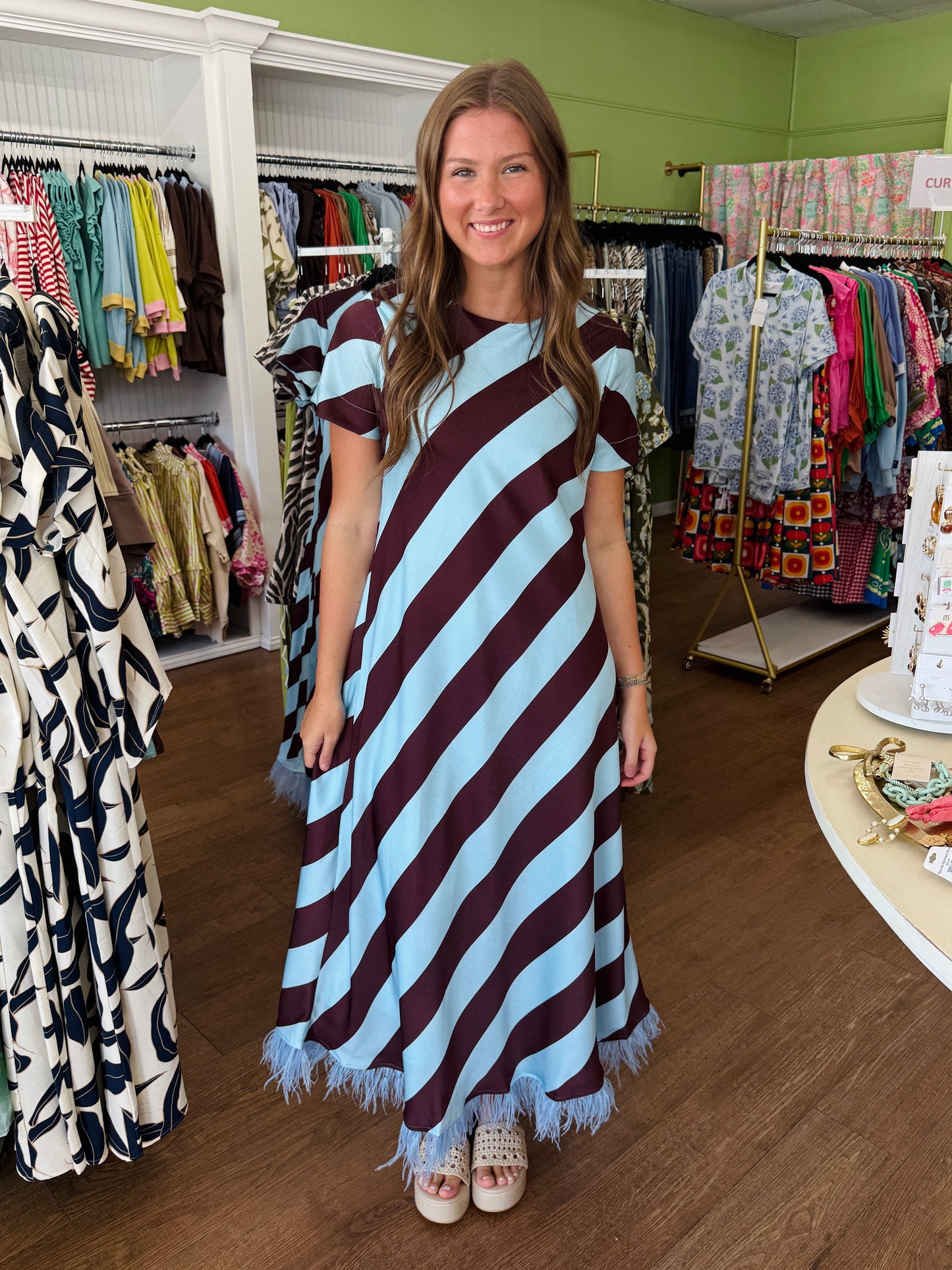 The Avalon Striped Dress