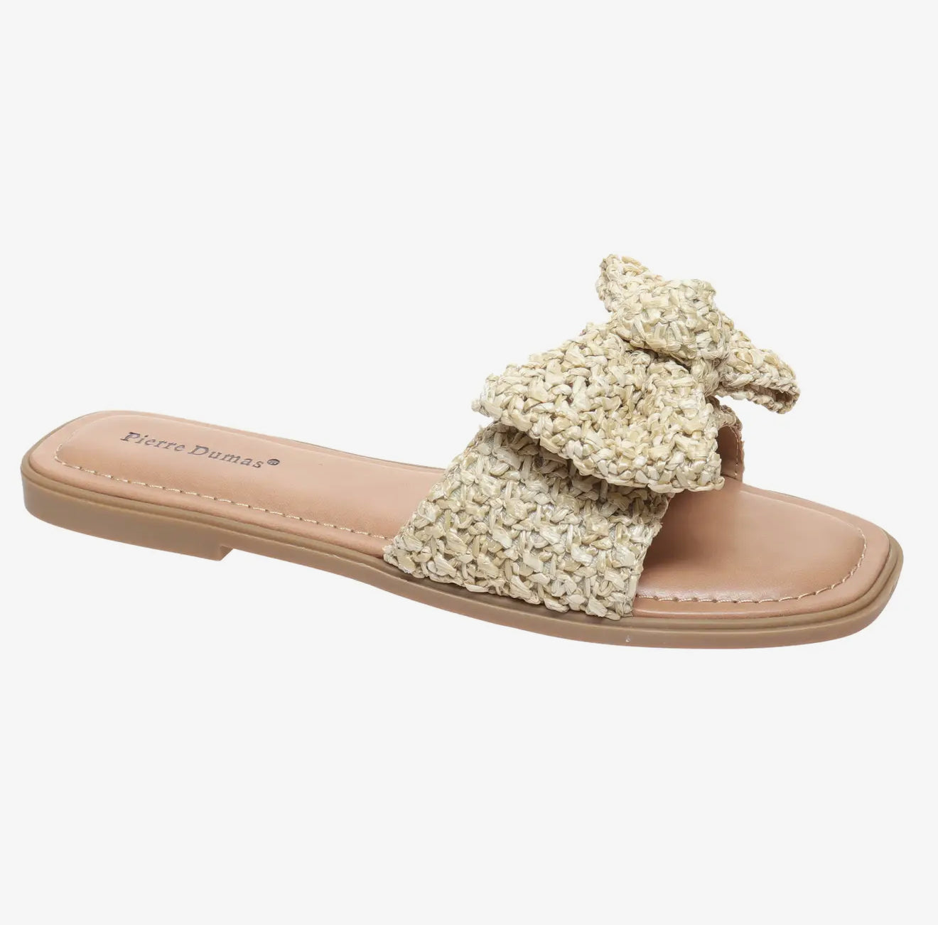 The Baylee Natural Bow Sandal