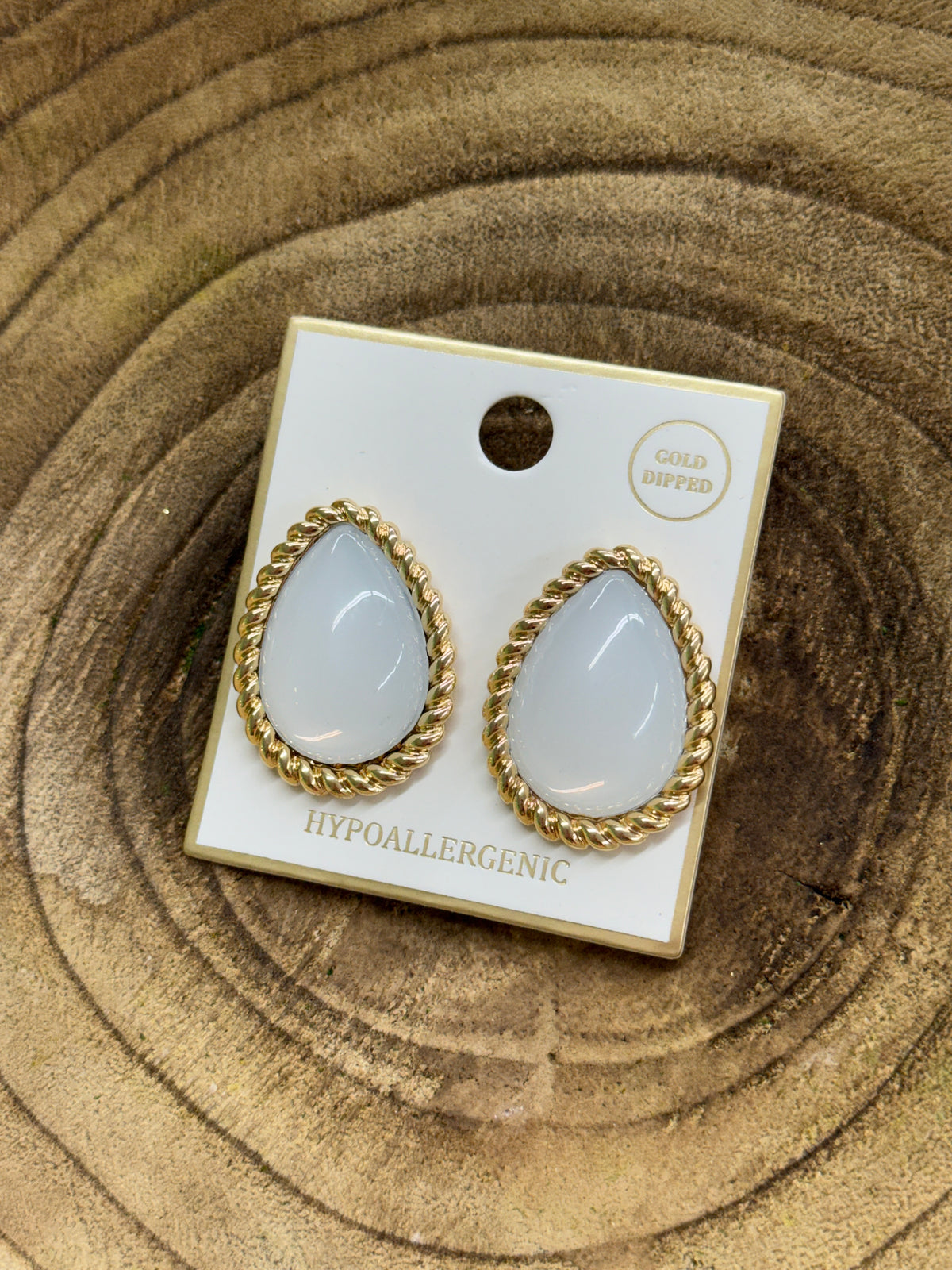 Azalea Stud-White
