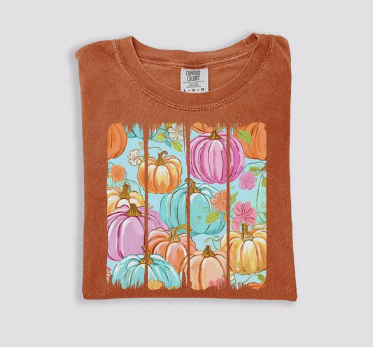 Colorful Pumpkins Tee