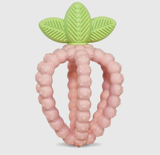 Pink Razberry Bites Teething Toy