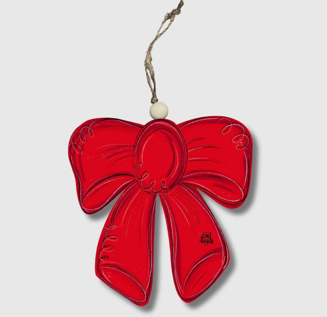 Red Bow Ornament