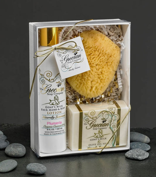 Lotion, Soap & Sponge Gift Set in Vanilla