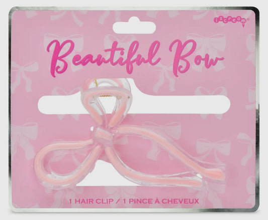 Beautiful Bow Claw Clip