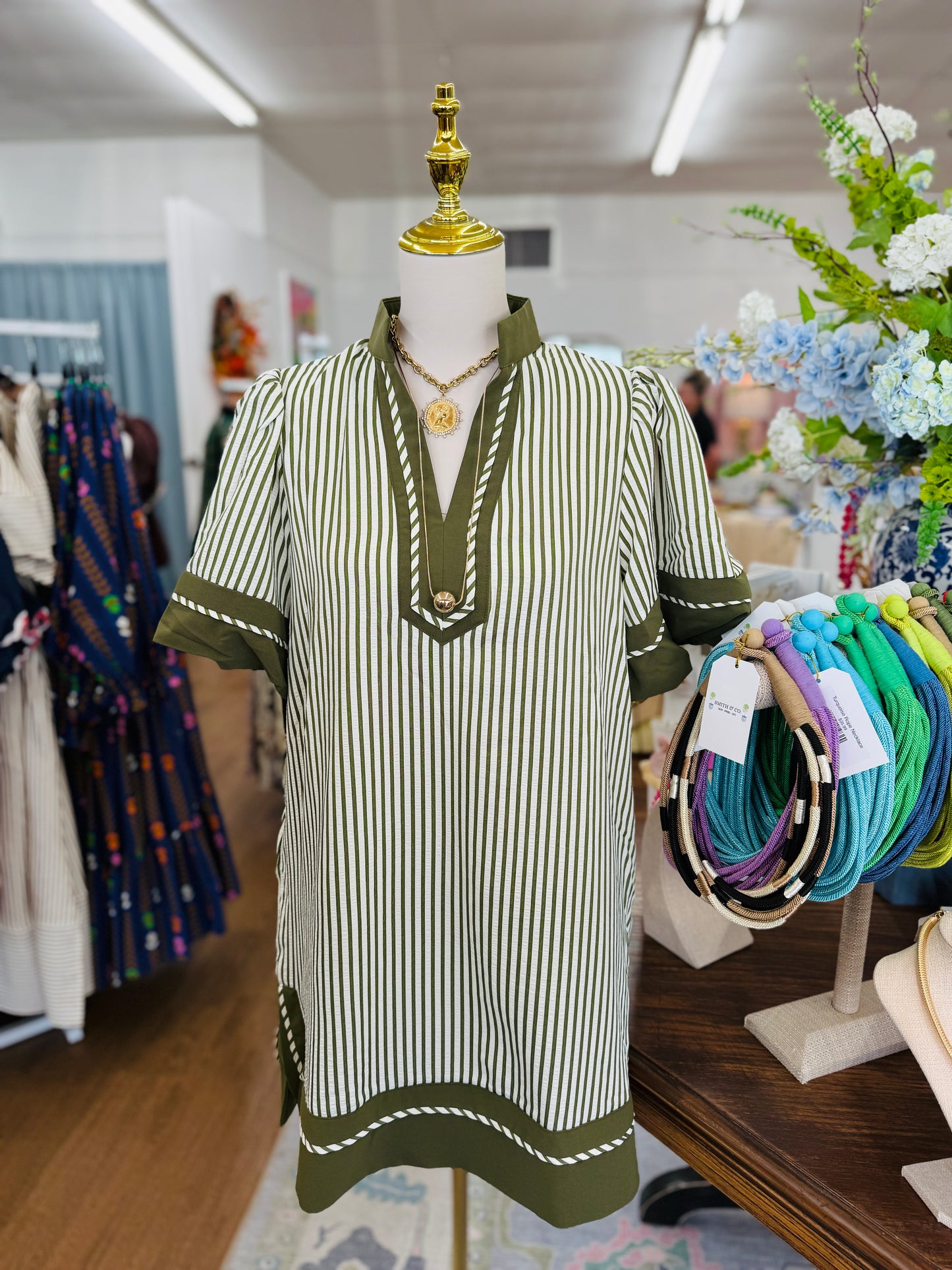 Fall & Flirty Dress In Olive