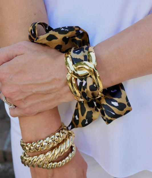 Leopard Sedgefield Scarf Bracelet