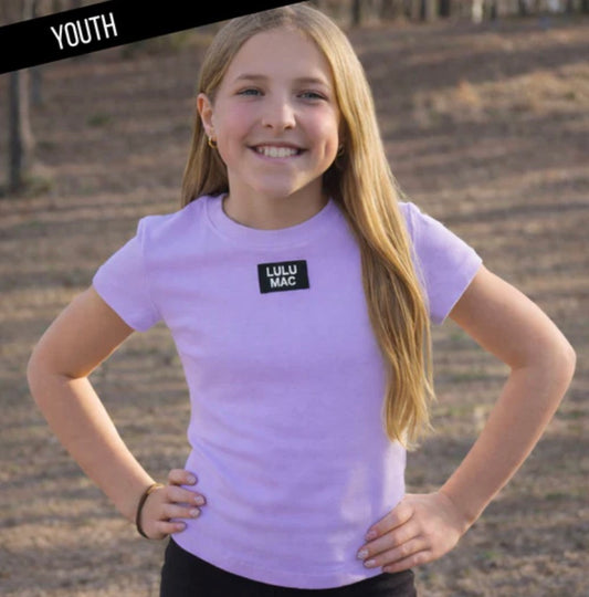 Youth Lulu Mac Baby Doll Top in Lavender