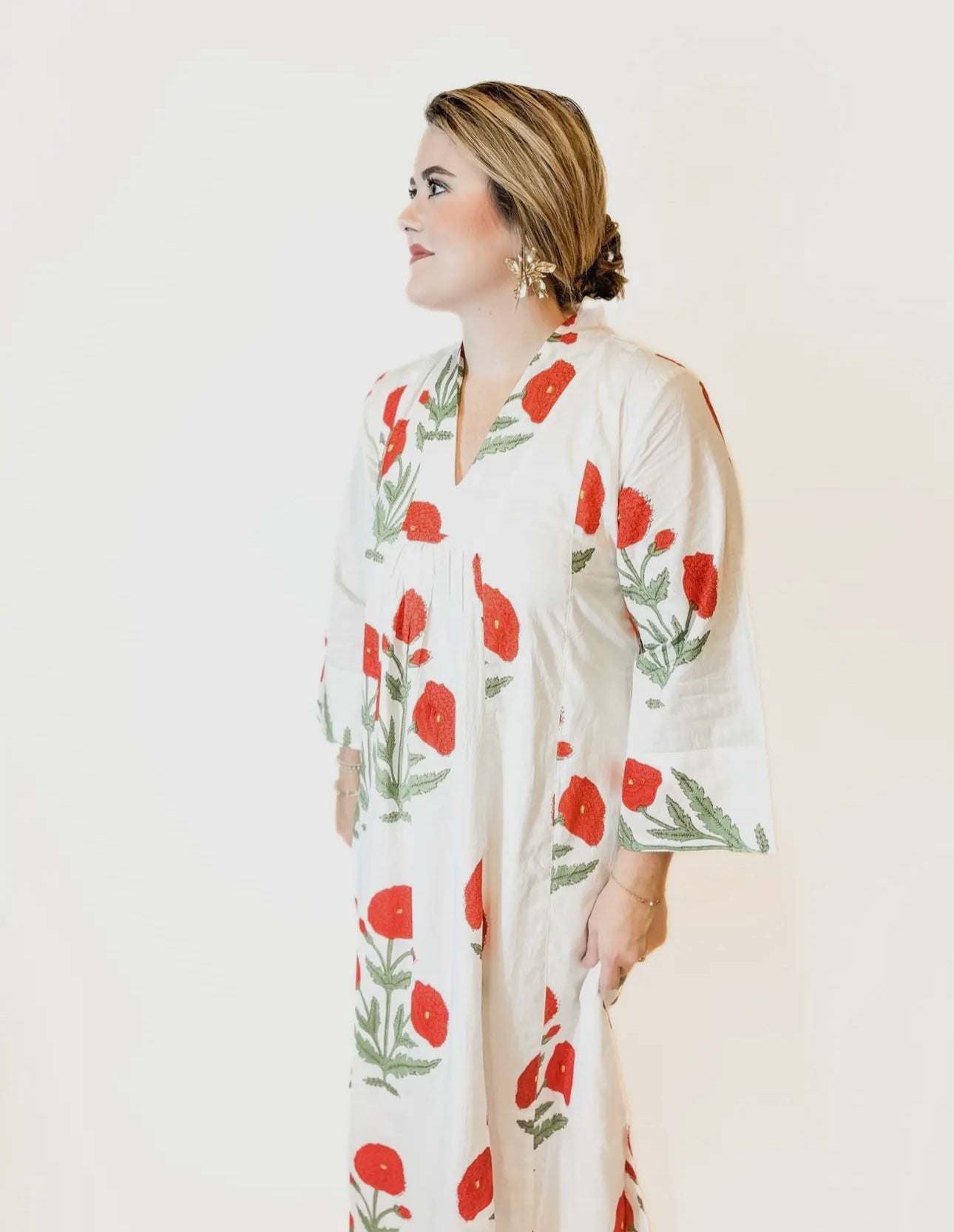 The Autumn Berry Caftan Dress