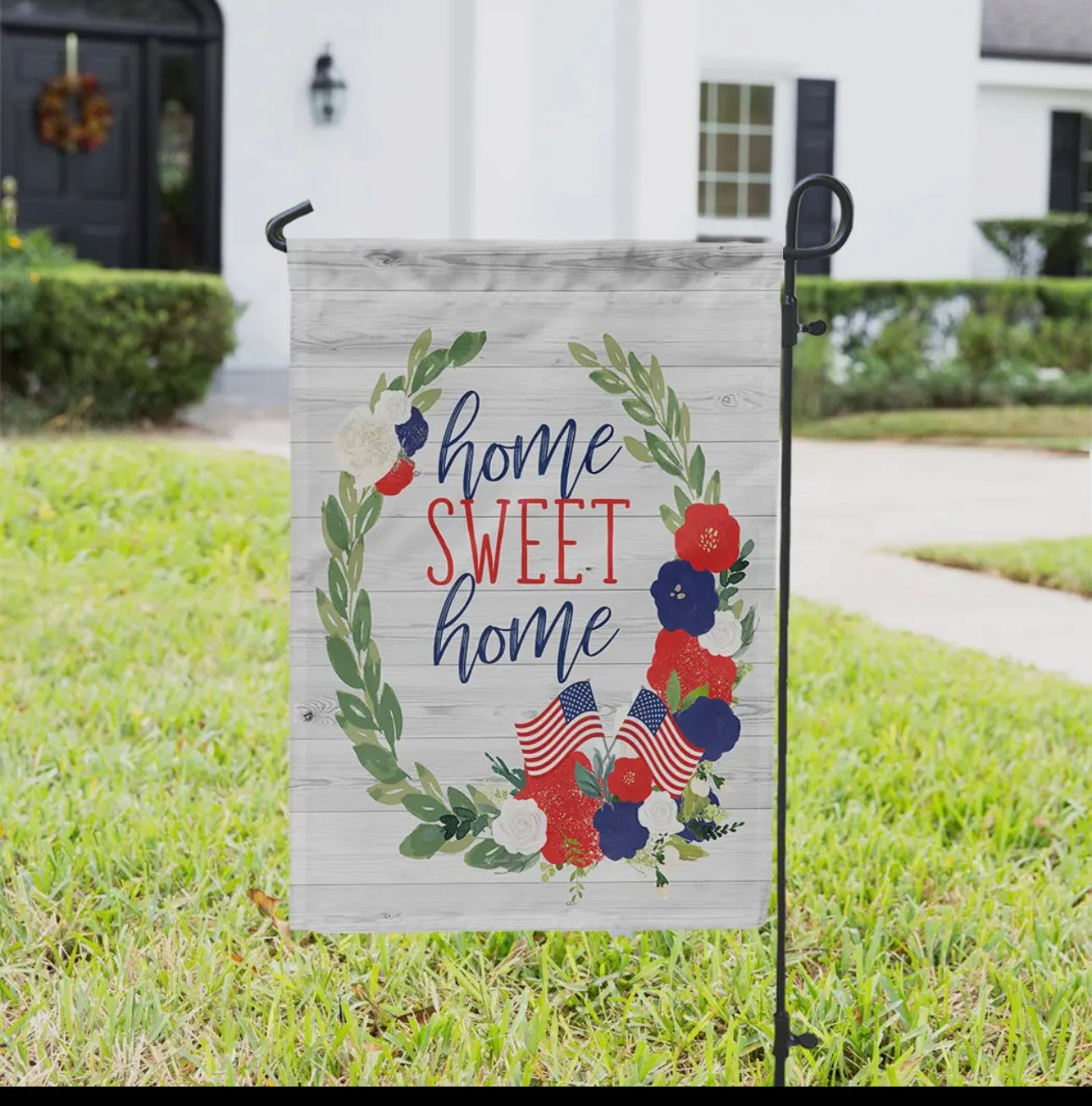 USA Home Sweet Home Garden Flag