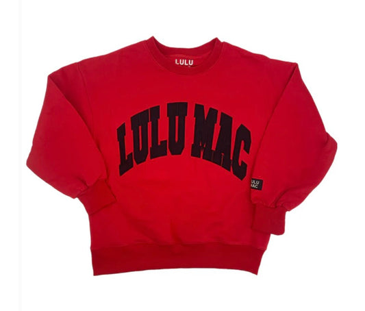 Lulu Mac Sweatshirt Red/Black
