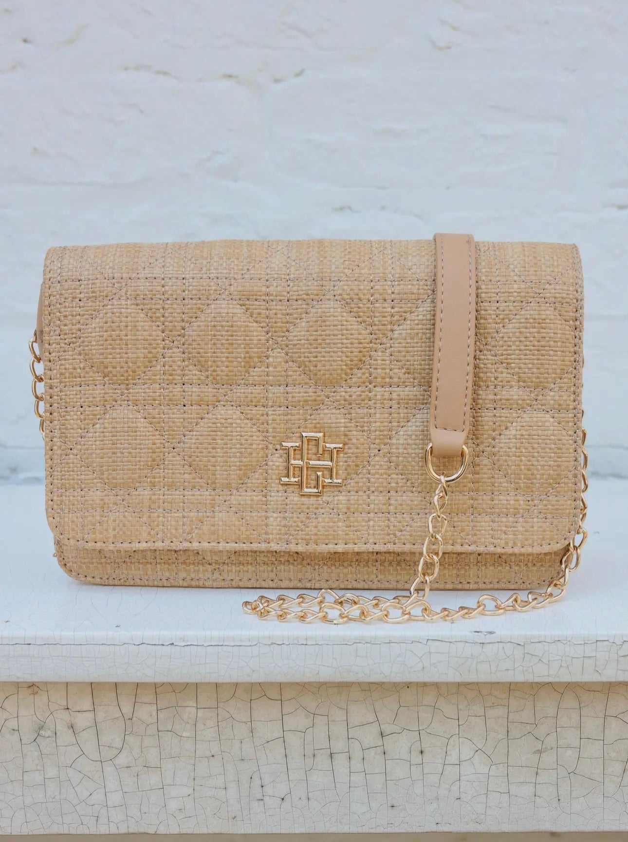 Bryn Natural Clutch/Crossbody