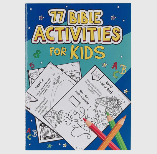 77 Bible Activities Book For Kids