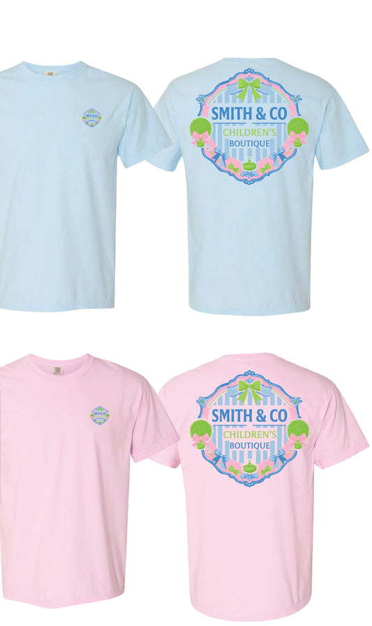 Smith & Co Logo Comfort Colors T-Shirt (Youth & Adult)