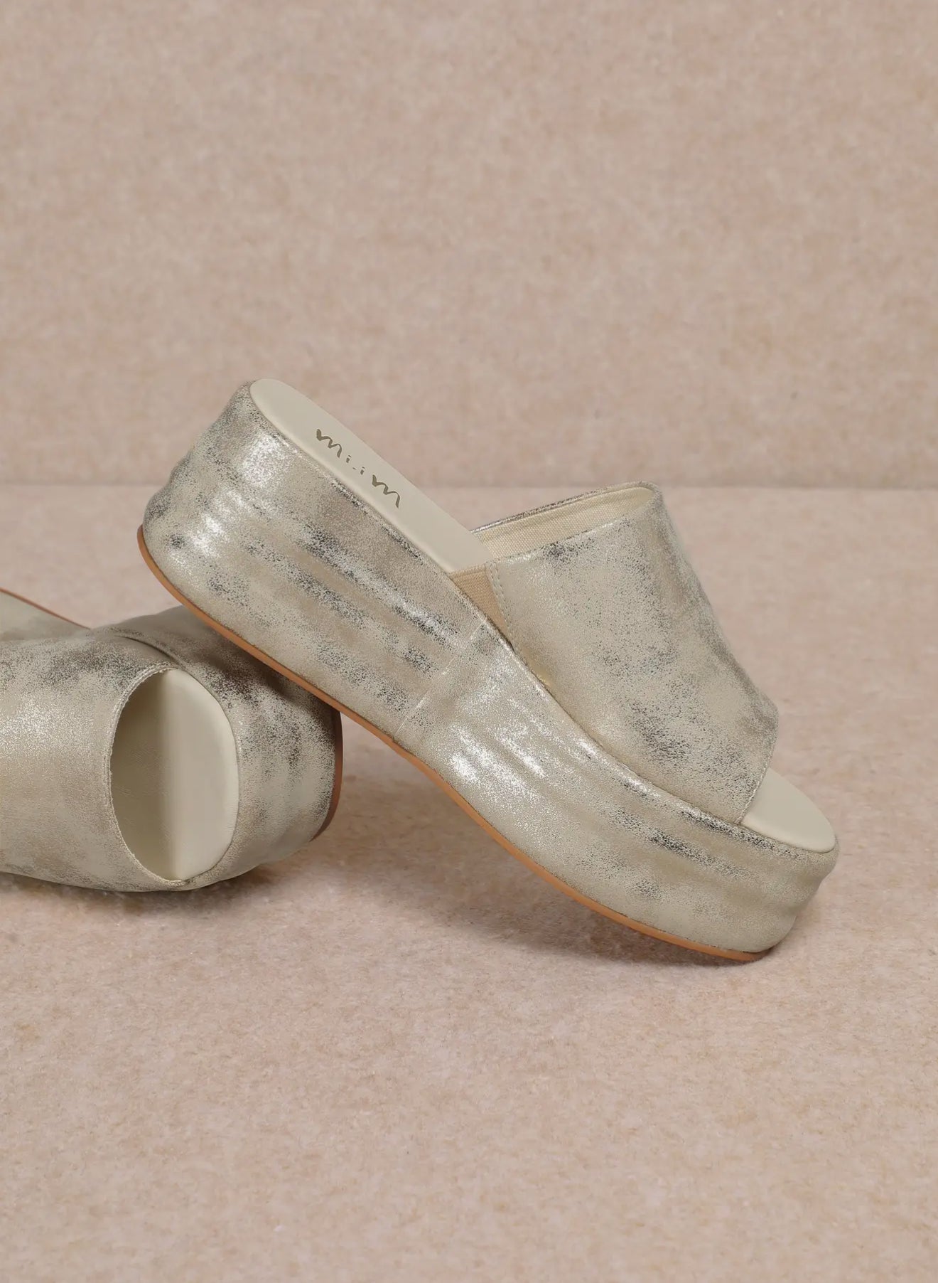 The Harley Platform Sandal-Gold