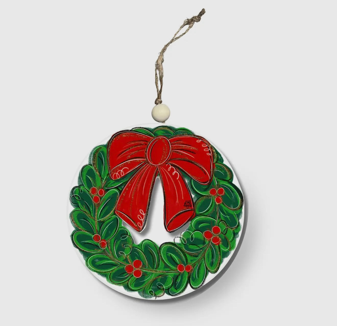 Christmas Wreath Ornament