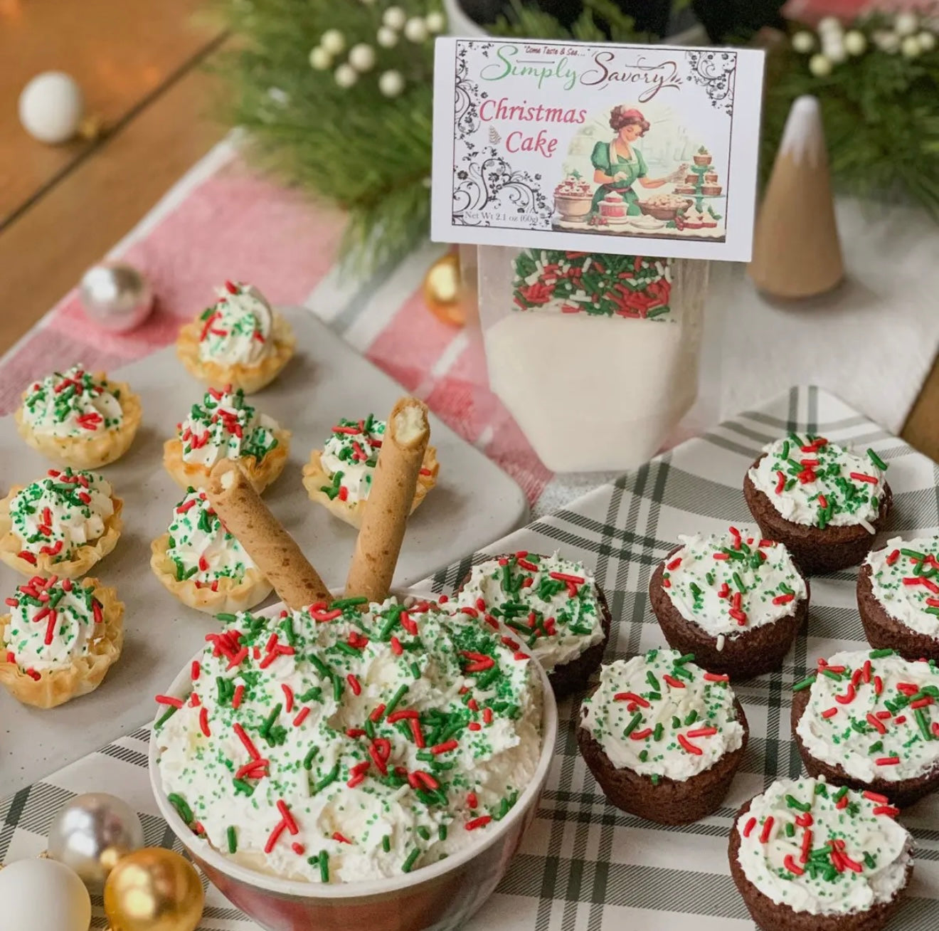 Christmas Cake Dessert Mix