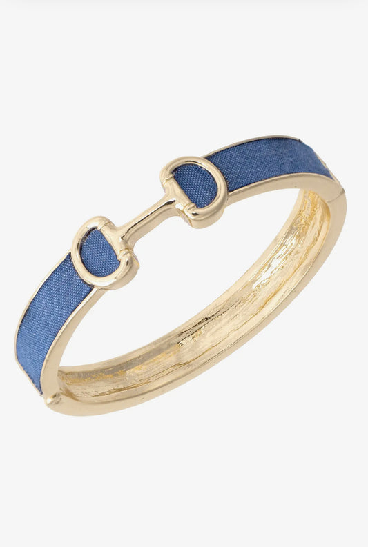 Majesty Denim Horsebit Bracelet