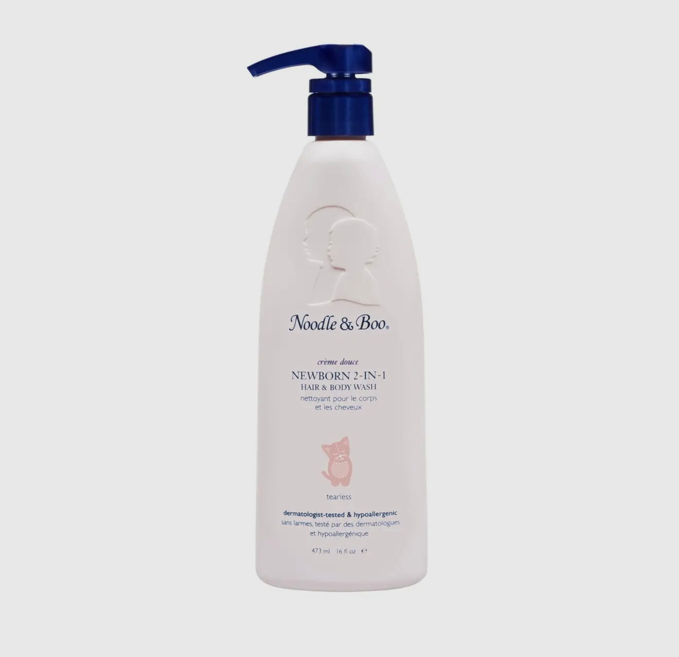 Newborn 2-in-1 Hair & Body Wash, Crème Douce, 16 oz