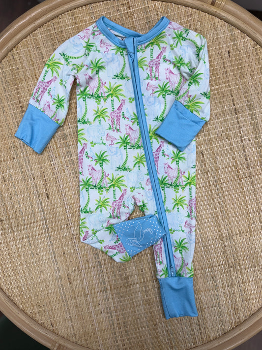 Zoo Zipper Onesie