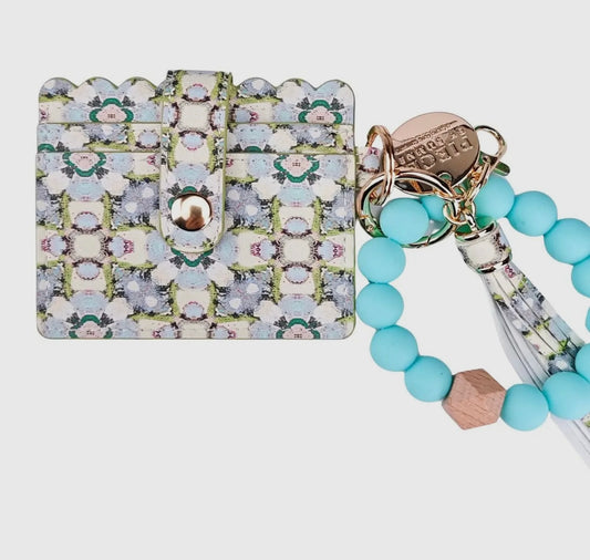 Laura Park Petunia Keychain Wristlet Wallet