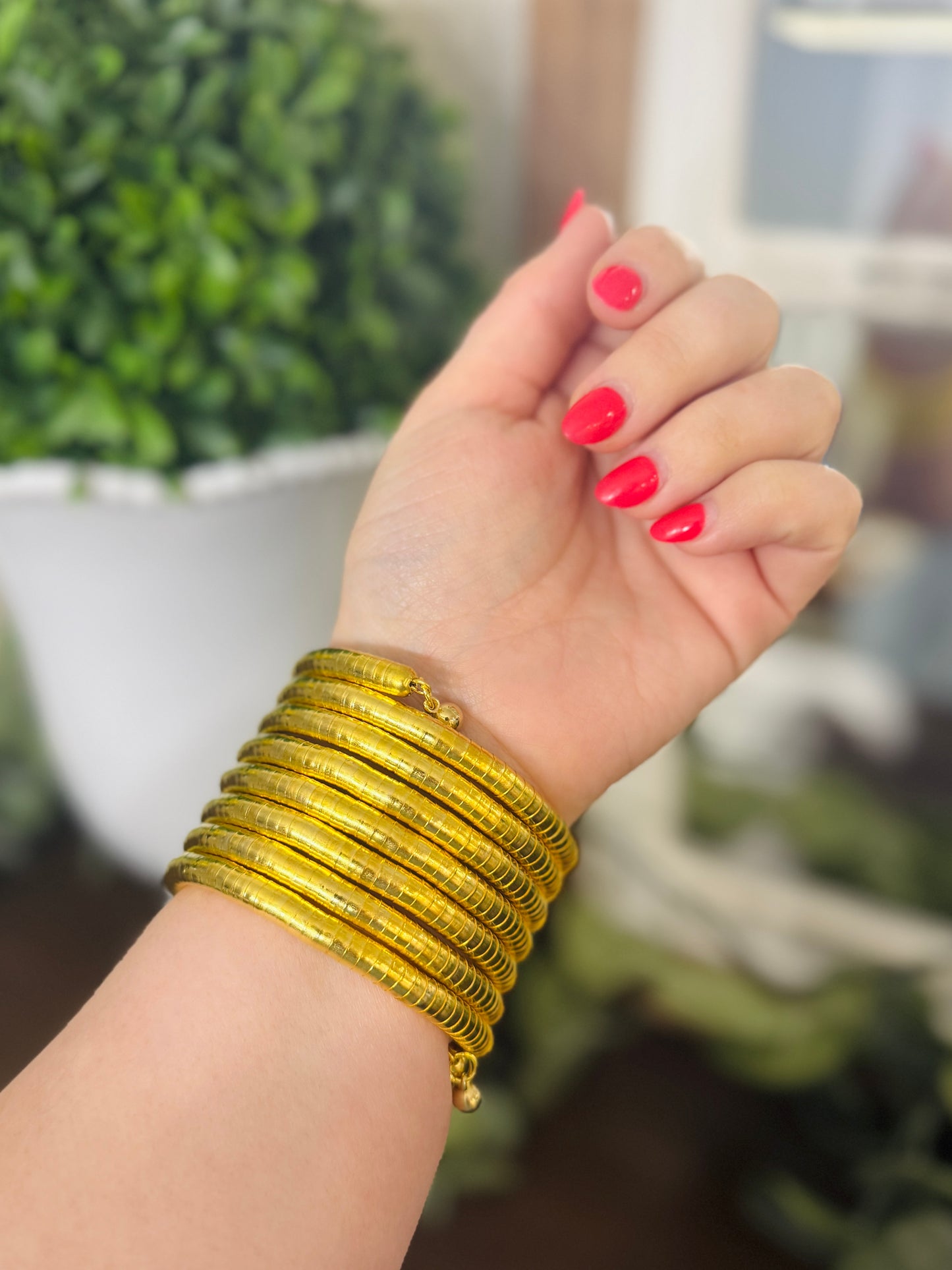 Slinky Gold Bracelet