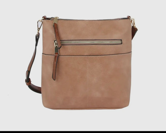 Crossbody Bag in Dusty Blush