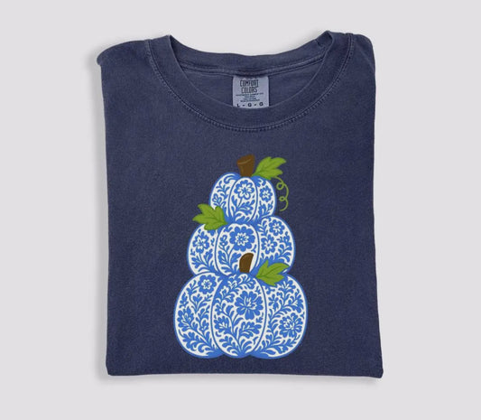 Chinoiserie Pumpkin Topiary Tee