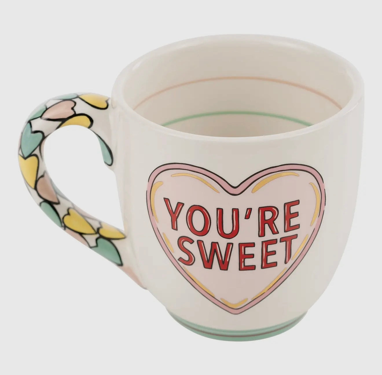 Conversation Hearts Mug