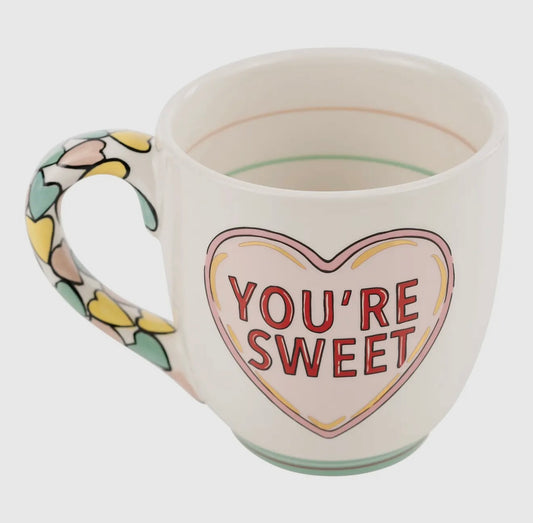 Conversation Hearts Mug
