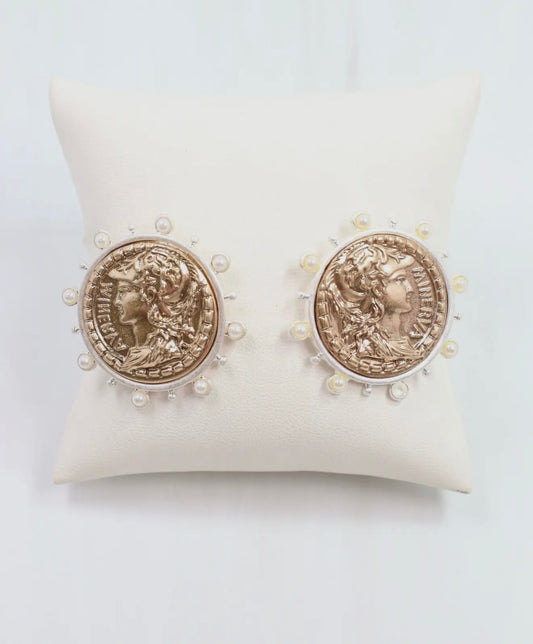 Anna Kate Coin Earrings