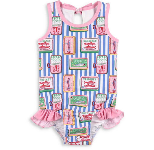 Sardine Stripe One-piece