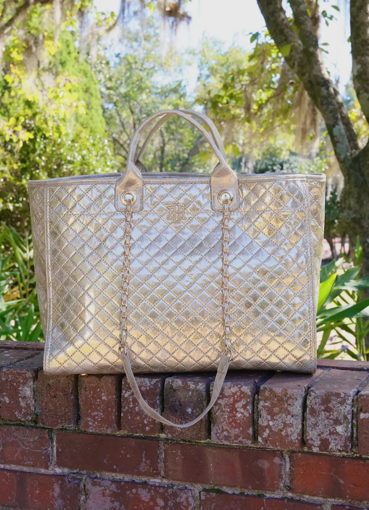 Melissa Tote in Champagne