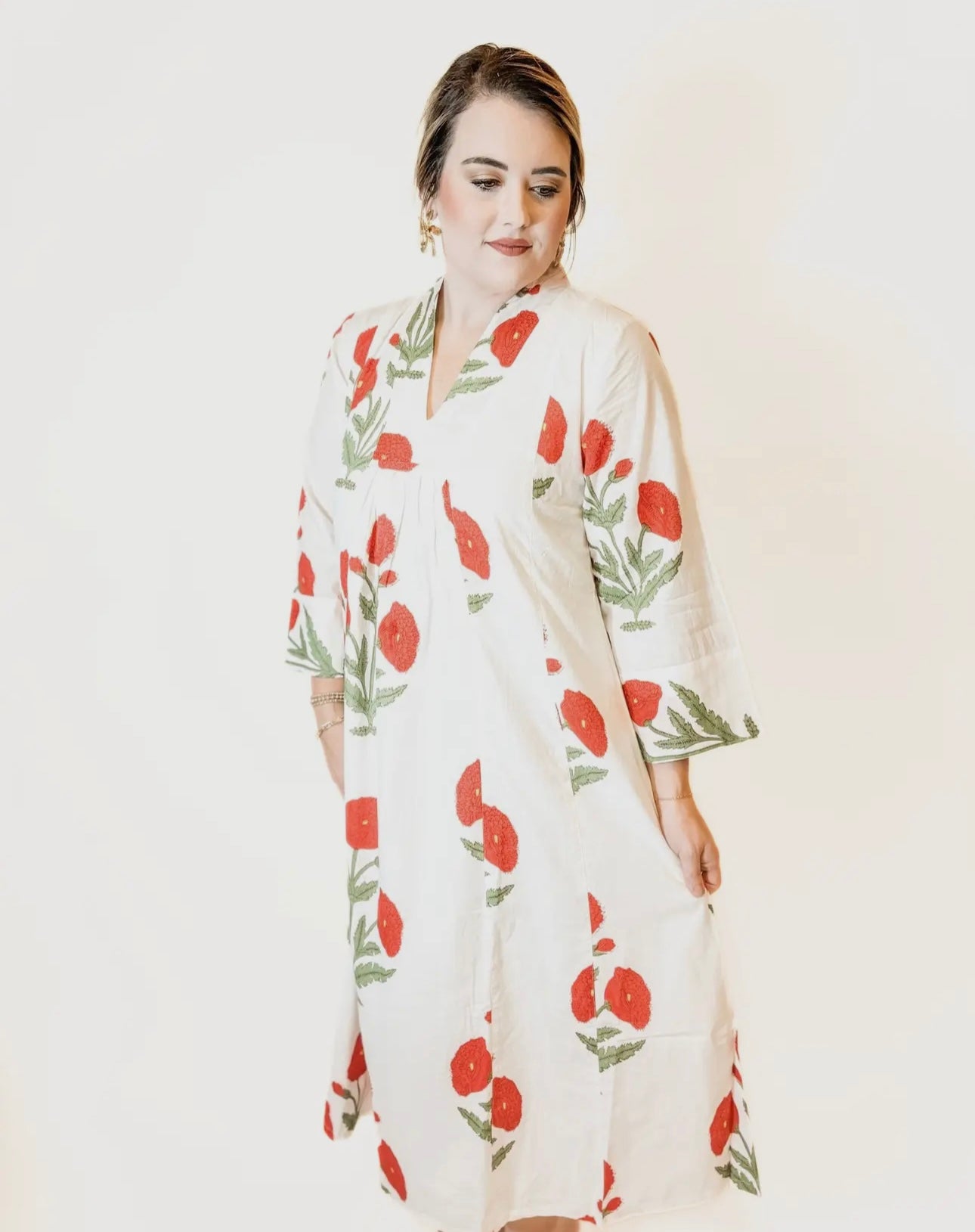 The Autumn Berry Caftan Dress