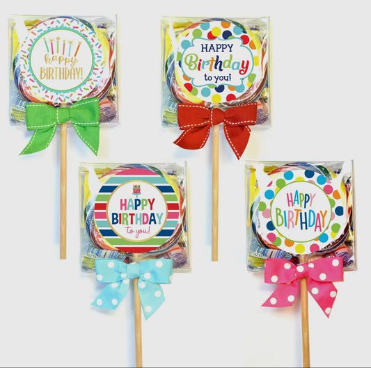 Oh Sugar! Mix Up Pops-Happy Birthday Assortment