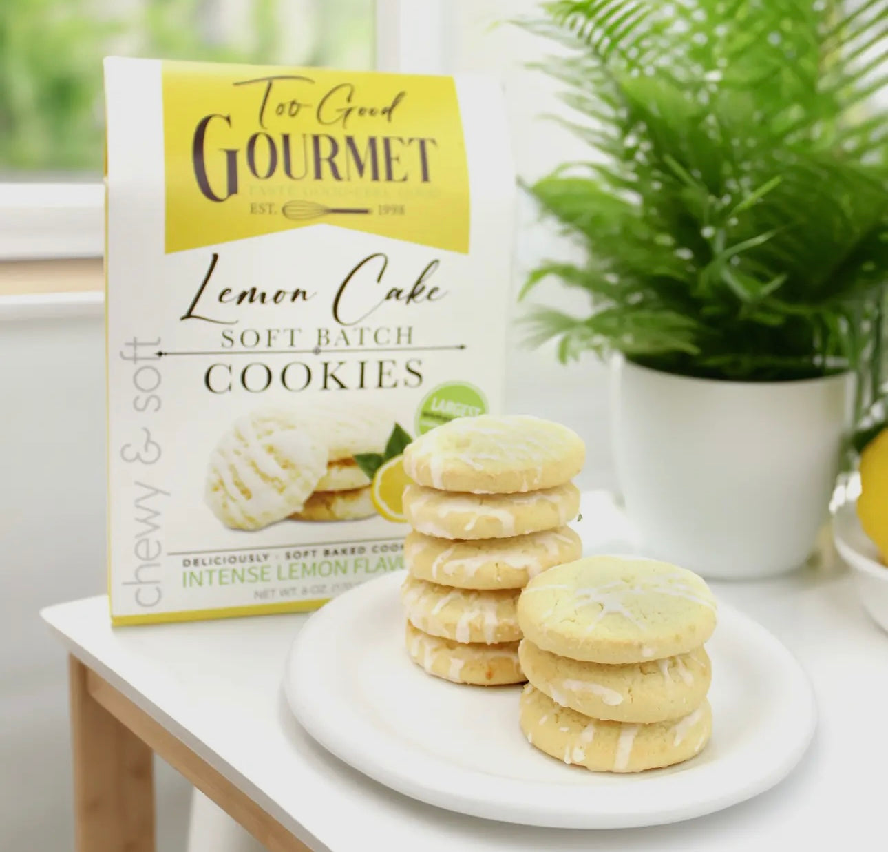 Lemon Cake Soft Batch Cookies