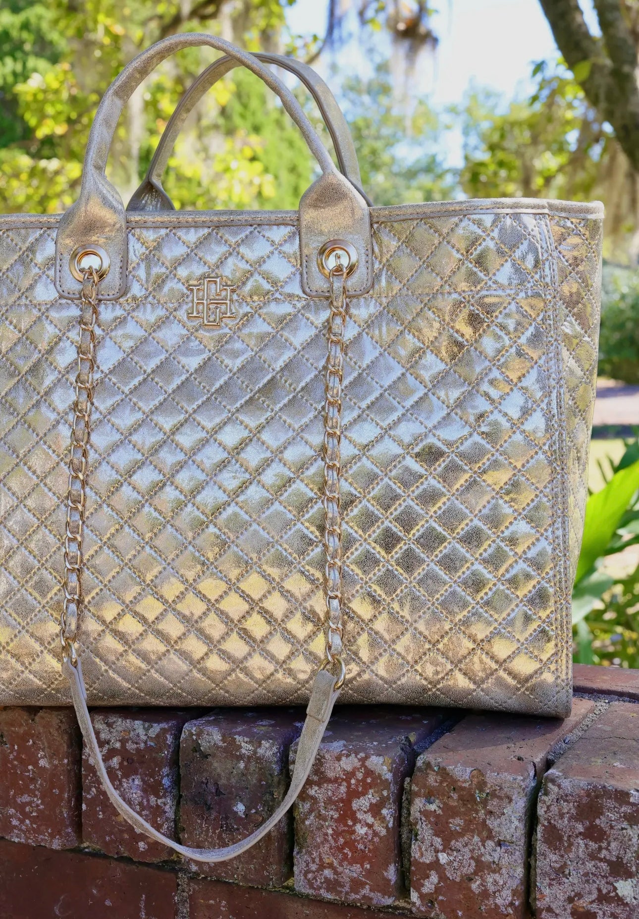 Melissa Tote in Champagne