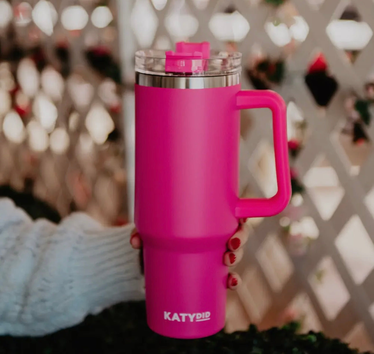 Hot Pink 40oz Tumbler