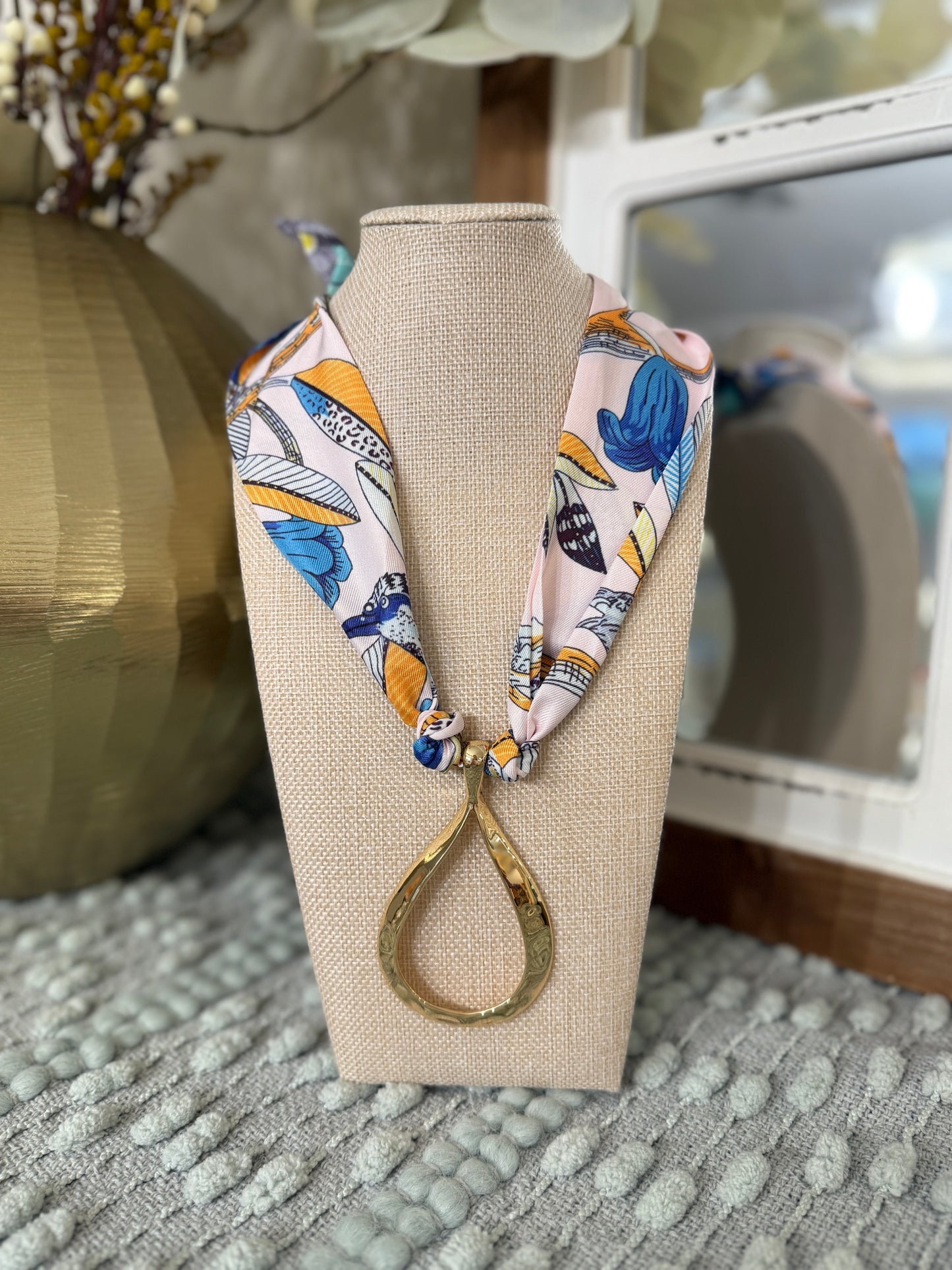 Be Dramatic Scarf Necklace