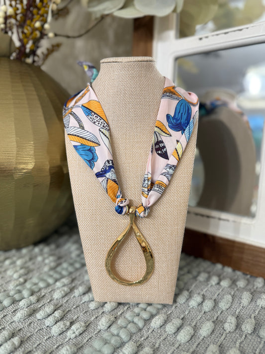 Be Dramatic Scarf Necklace