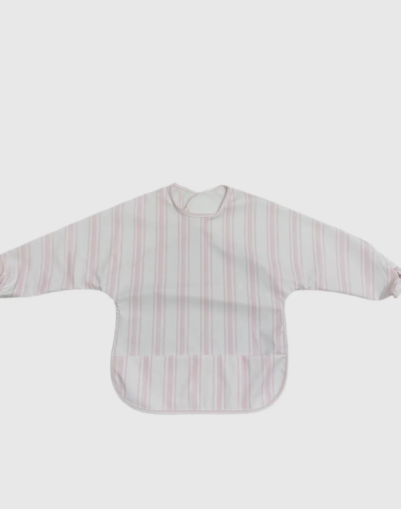 Signature Catch All Bib - Light Pink Stripe 6m-2t