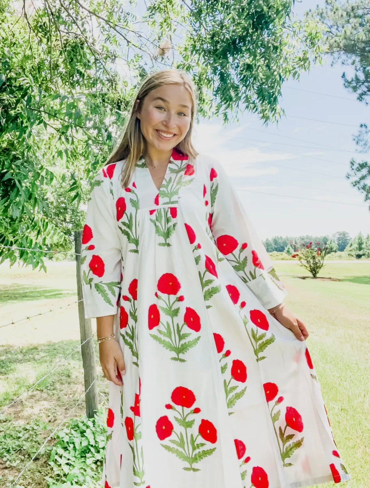 The Autumn Berry Caftan Dress