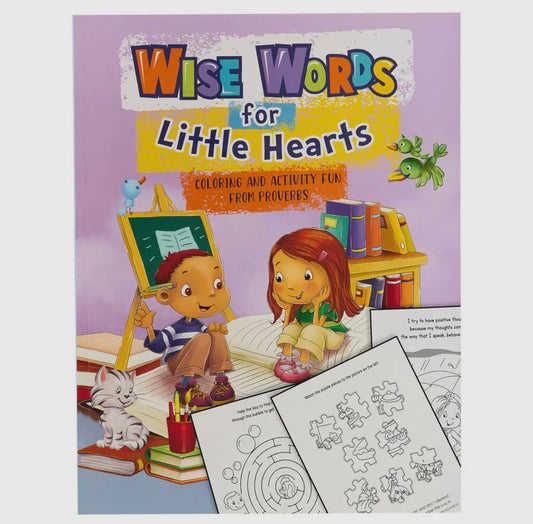 Wise Words For Little Hearts Activity Book