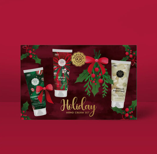 Green Holiday Hand Cream Set