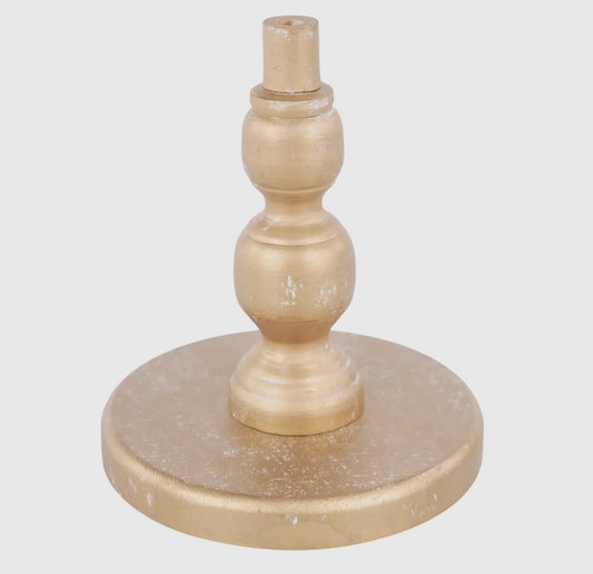 Gold Wood Base For Toppers