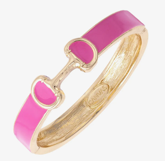 Majesty Horsebit Pink Bracelet
