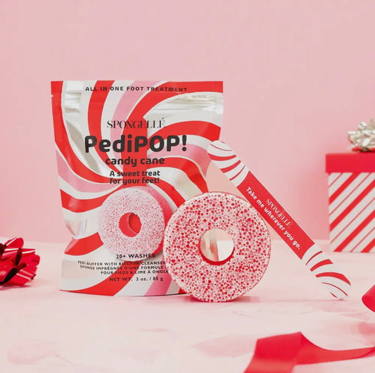 Candy Cane Pedipop Pedi Buffer & Nail File