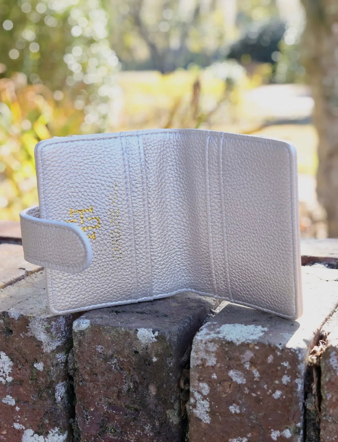 Tate Card Holder Wallet Pearl